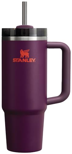 Stanley Quencher H2.0 Tumbler with Handle and Straw 30 oz | Flowstate 3-Position Lid | Cup Holder Compatible for Travel | Insulated Stainless Steel Cup | BPA-Free | Cherry Blossom