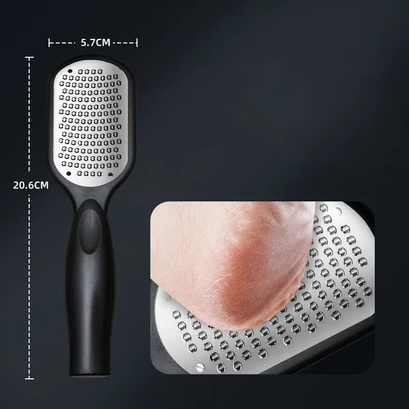 Silkystep Pro – Double-Sided Stainless Steel Foot File for Callus & Dead Skin Removal