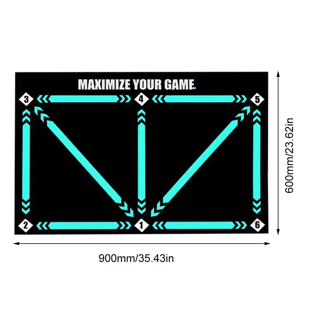 Kickmaster Pro – Kids’ Non-Slip Soccer Training Mat for Home Practice & Play