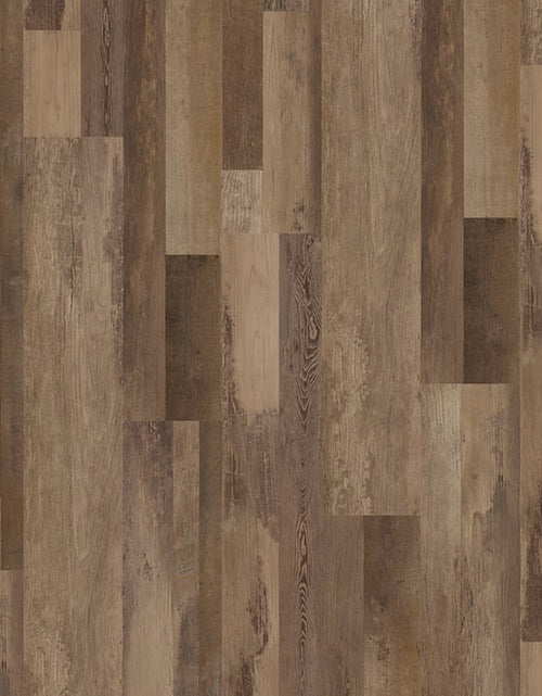 Load image into Gallery viewer, Sunflour Point Brown Wood Look 12-Mil X 7-In W X 48-In L Waterproof and Water Resistant Interlocking Luxury Vinyl Plank Flooring ( 18.78-Sq Ft Carton )

