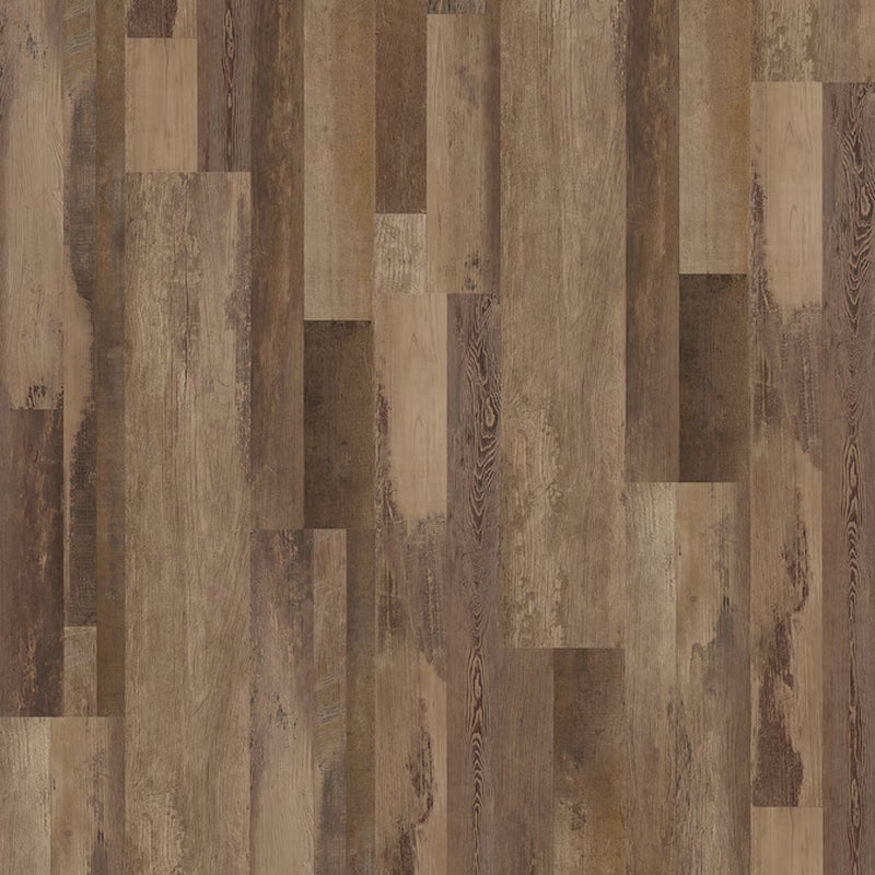 Sunflour Point Brown Wood Look 12-Mil X 7-In W X 48-In L Waterproof and Water Resistant Interlocking Luxury Vinyl Plank Flooring ( 18.78-Sq Ft Carton )