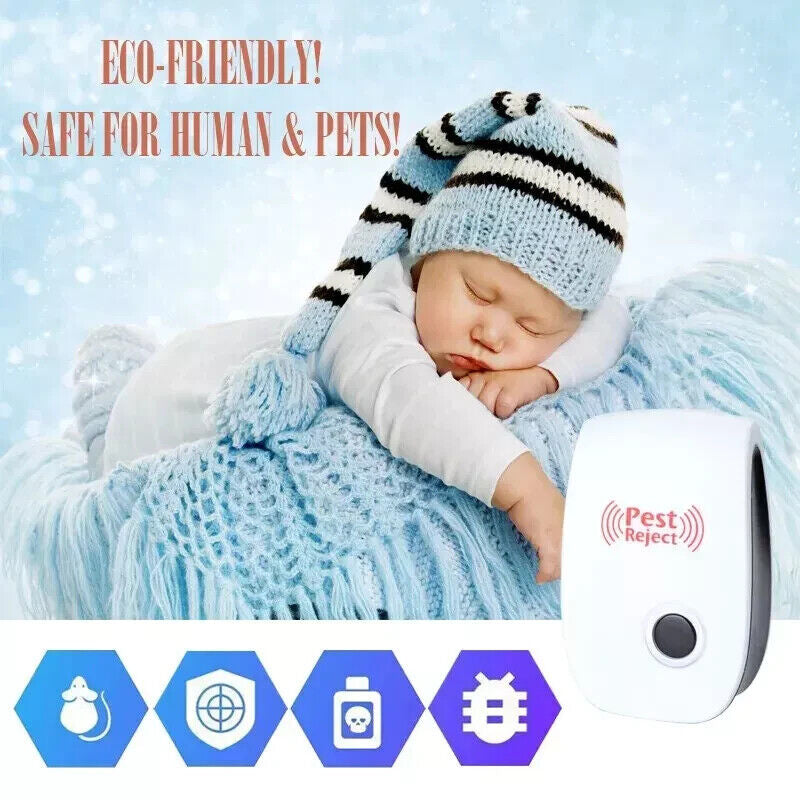 Ultimate Ultrasonic Pest Repeller – Say Goodbye to Mice, Rats, Bugs & Cockroaches