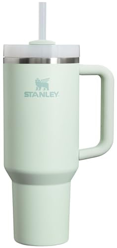 Stanley Quencher H2.0 Tumbler with Handle and Straw 30 oz | Flowstate 3-Position Lid | Cup Holder Compatible for Travel | Insulated Stainless Steel Cup | BPA-Free | Cherry Blossom
