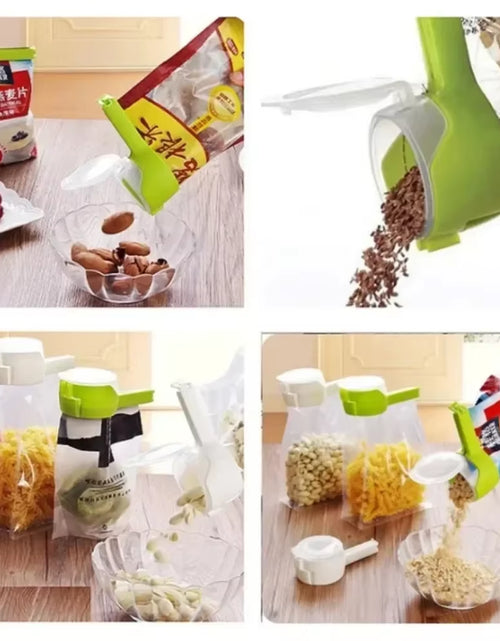 Load image into Gallery viewer, Snap-Fresh™ Sealing Clip – Keep Snacks Crisp, Fresh &amp; Ready to Pour!
