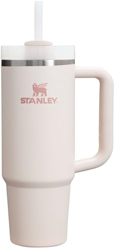 Load image into Gallery viewer, Stanley Quencher H2.0 Tumbler with Handle and Straw 30 oz | Flowstate 3-Position Lid | Cup Holder Compatible for Travel | Insulated Stainless Steel Cup | BPA-Free | Cherry Blossom

