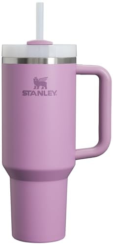 Stanley Quencher H2.0 Tumbler with Handle and Straw 30 oz | Flowstate 3-Position Lid | Cup Holder Compatible for Travel | Insulated Stainless Steel Cup | BPA-Free | Cherry Blossom