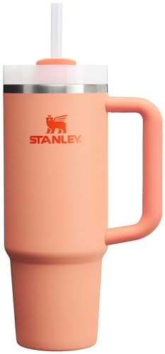 Stanley Quencher H2.0 Tumbler with Handle and Straw 30 oz | Flowstate 3-Position Lid | Cup Holder Compatible for Travel | Insulated Stainless Steel Cup | BPA-Free | Cherry Blossom