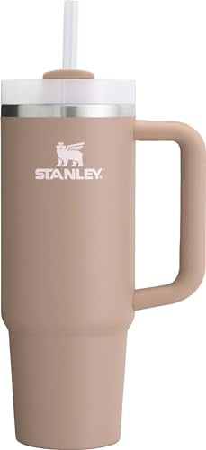 Stanley Quencher H2.0 Tumbler with Handle and Straw 30 oz | Flowstate 3-Position Lid | Cup Holder Compatible for Travel | Insulated Stainless Steel Cup | BPA-Free | Cherry Blossom