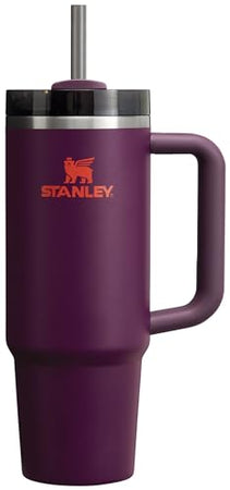 Stanley Quencher H2.0 Tumbler with Handle and Straw 30 oz | Flowstate 3-Position Lid | Cup Holder Compatible for Travel | Insulated Stainless Steel Cup | BPA-Free | Cherry Blossom