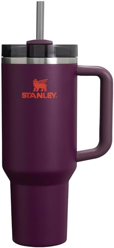Stanley Quencher H2.0 Tumbler with Handle and Straw 30 oz | Flowstate 3-Position Lid | Cup Holder Compatible for Travel | Insulated Stainless Steel Cup | BPA-Free | Cherry Blossom