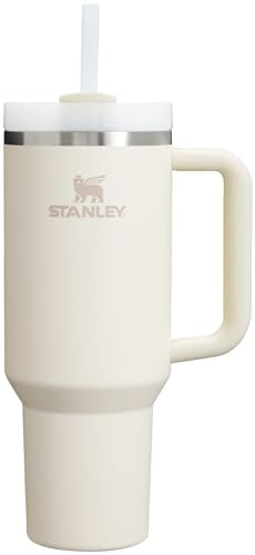 Stanley Quencher H2.0 Tumbler with Handle and Straw 30 oz | Flowstate 3-Position Lid | Cup Holder Compatible for Travel | Insulated Stainless Steel Cup | BPA-Free | Cherry Blossom