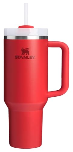 Stanley Quencher H2.0 Tumbler with Handle and Straw 30 oz | Flowstate 3-Position Lid | Cup Holder Compatible for Travel | Insulated Stainless Steel Cup | BPA-Free | Cherry Blossom