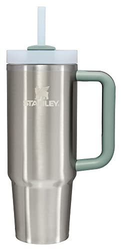 Stanley Quencher H2.0 Tumbler with Handle and Straw 30 oz | Flowstate 3-Position Lid | Cup Holder Compatible for Travel | Insulated Stainless Steel Cup | BPA-Free | Cherry Blossom