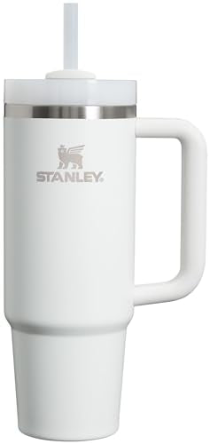 Stanley Quencher H2.0 Tumbler with Handle and Straw 30 oz | Flowstate 3-Position Lid | Cup Holder Compatible for Travel | Insulated Stainless Steel Cup | BPA-Free | Cherry Blossom