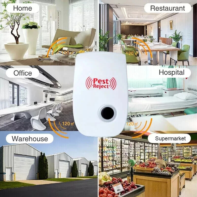 Ultimate Ultrasonic Pest Repeller – Say Goodbye to Mice, Rats, Bugs & Cockroaches