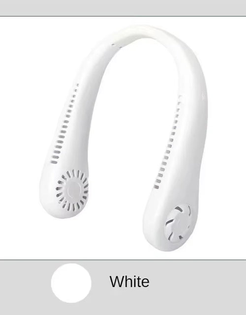 Load image into Gallery viewer, Breezeloop Pro – Bladeless Rechargeable Neck Fan with 3-Speed Cooling for Summer Comfort
