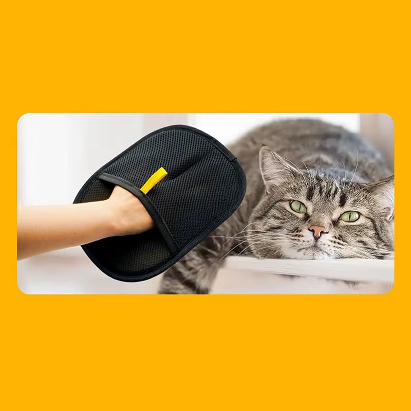 Furgone Duo Gloves – Double-Sided Electrostatic Pet Hair Removal & Grooming Gloves