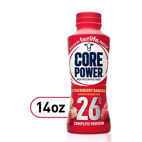 Core Power Protein Shake, Chocolate, 26g Bottle, 14oz, 12 Pack