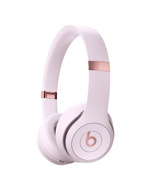 Load image into Gallery viewer, Beats Solo 4 - Wireless Bluetooth On-Ear Headphones, Apple &amp; Android Compatible, Up to 50 Hours of Battery Life - Cloud Pink
