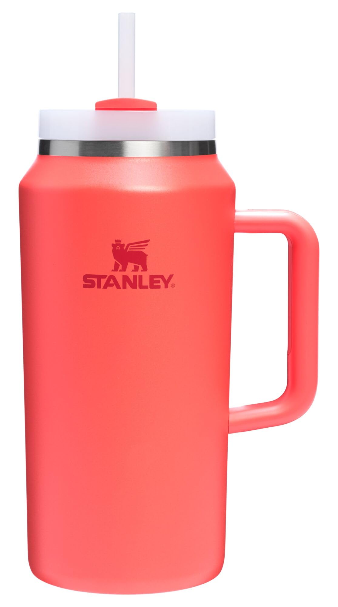 Stanley Quencher H2.0 Tumbler with Handle and Straw 30 oz | Flowstate 3-Position Lid | Cup Holder Compatible for Travel | Insulated Stainless Steel Cup | BPA-Free | Cherry Blossom