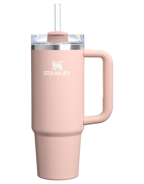 Load image into Gallery viewer, Stanley Quencher H2.0 Tumbler with Handle and Straw 30 oz | Flowstate 3-Position Lid | Cup Holder Compatible for Travel | Insulated Stainless Steel Cup | BPA-Free | Cherry Blossom
