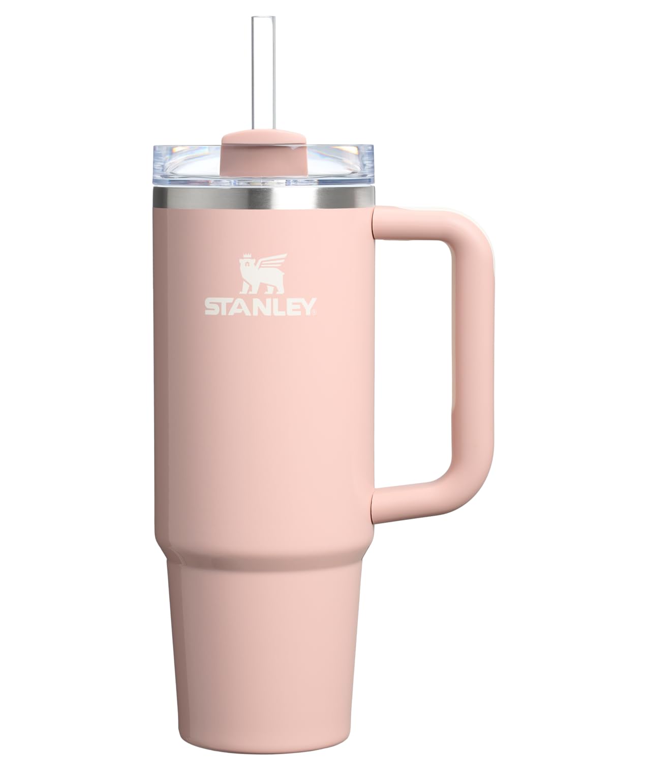 Stanley Quencher H2.0 Tumbler with Handle and Straw 30 oz | Flowstate 3-Position Lid | Cup Holder Compatible for Travel | Insulated Stainless Steel Cup | BPA-Free | Cherry Blossom