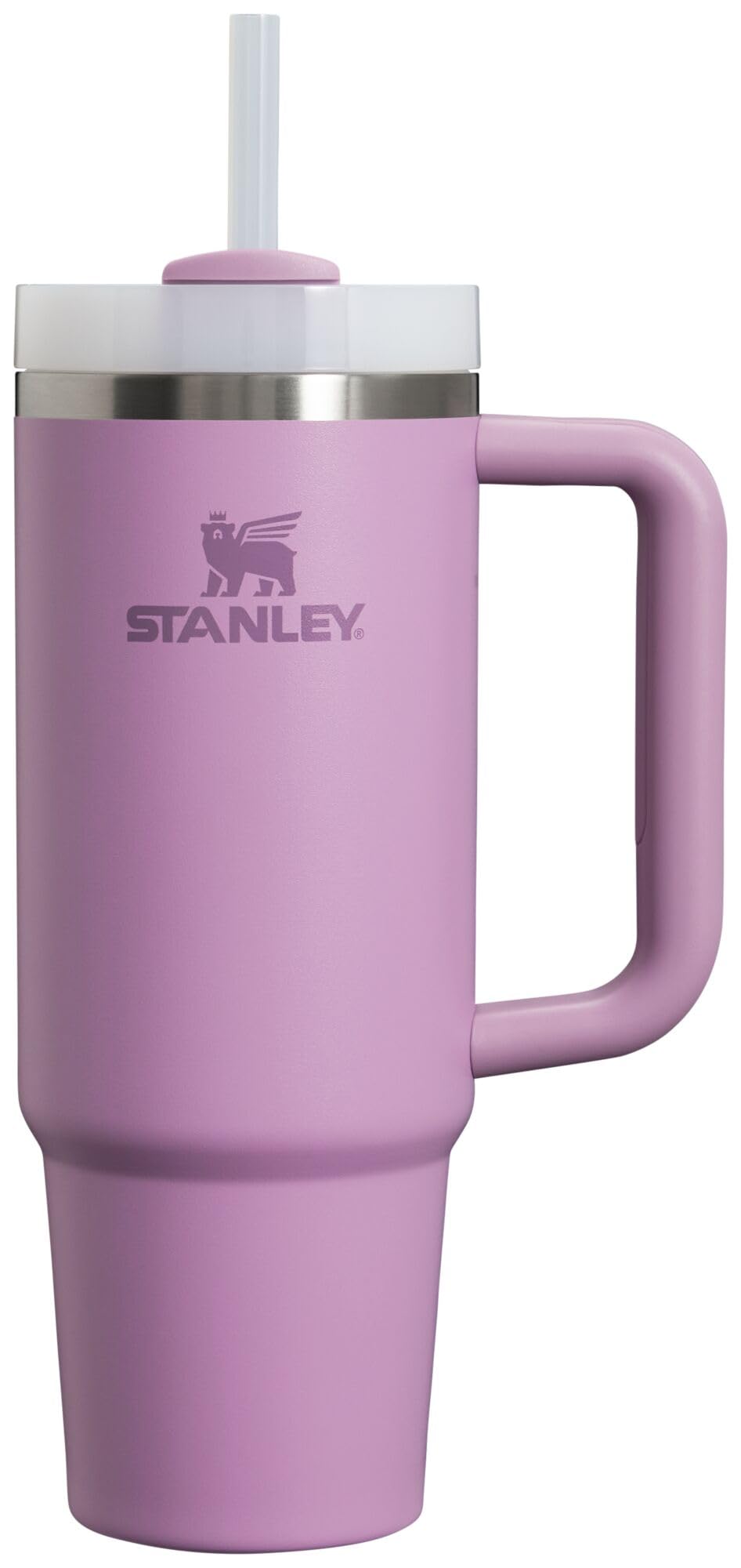 Stanley Quencher H2.0 Tumbler with Handle and Straw 30 oz | Flowstate 3-Position Lid | Cup Holder Compatible for Travel | Insulated Stainless Steel Cup | BPA-Free | Cherry Blossom