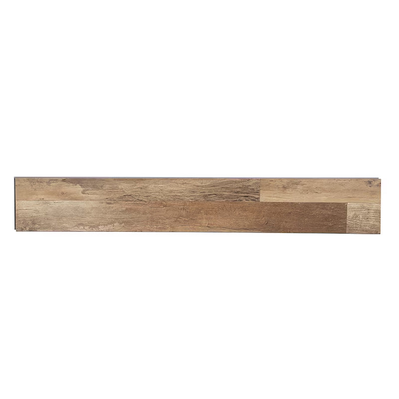 Sunflour Point Brown Wood Look 12-Mil X 7-In W X 48-In L Waterproof and Water Resistant Interlocking Luxury Vinyl Plank Flooring ( 18.78-Sq Ft Carton )