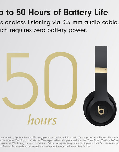 Load image into Gallery viewer, Beats Solo 4 - Wireless Bluetooth On-Ear Headphones, Apple &amp; Android Compatible, Up to 50 Hours of Battery Life - Cloud Pink
