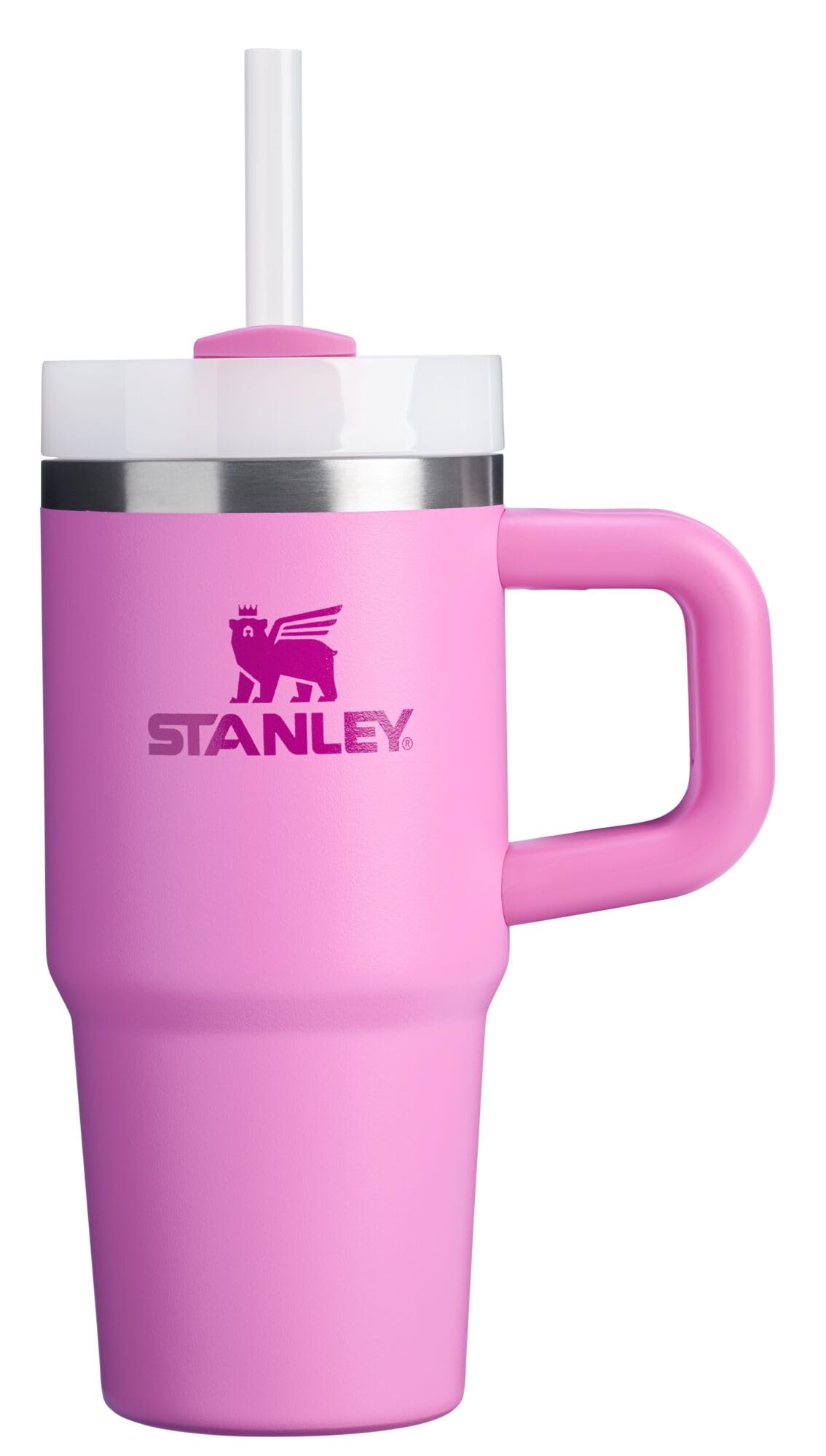 Stanley Quencher H2.0 Tumbler with Handle and Straw 30 oz | Flowstate 3-Position Lid | Cup Holder Compatible for Travel | Insulated Stainless Steel Cup | BPA-Free | Cherry Blossom