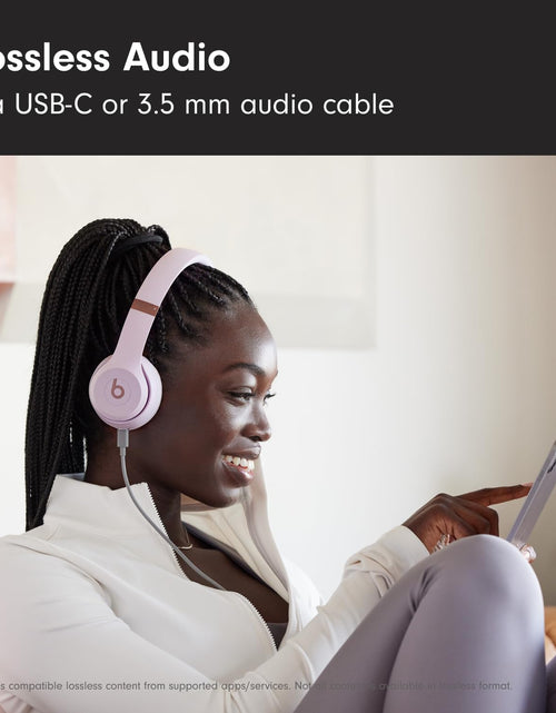 Load image into Gallery viewer, Beats Solo 4 - Wireless Bluetooth On-Ear Headphones, Apple &amp; Android Compatible, Up to 50 Hours of Battery Life - Cloud Pink
