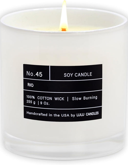 Load image into Gallery viewer, Lulu Candles | Smokey Vanilla | Smells Like Wood &amp; Vanilla | Luxury Scented Soy Jar Candle | Hand Poured in The USA | Highly Scented Long Lasting (9 Oz.)
