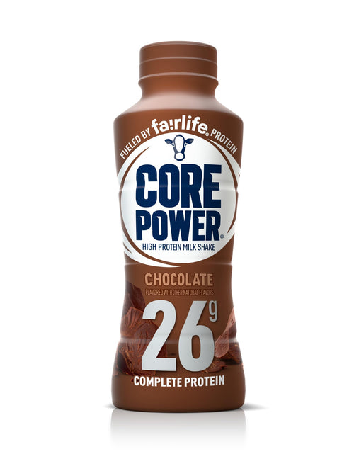 Load image into Gallery viewer, Core Power Protein Shake, Chocolate, 26g Bottle, 14oz, 12 Pack
