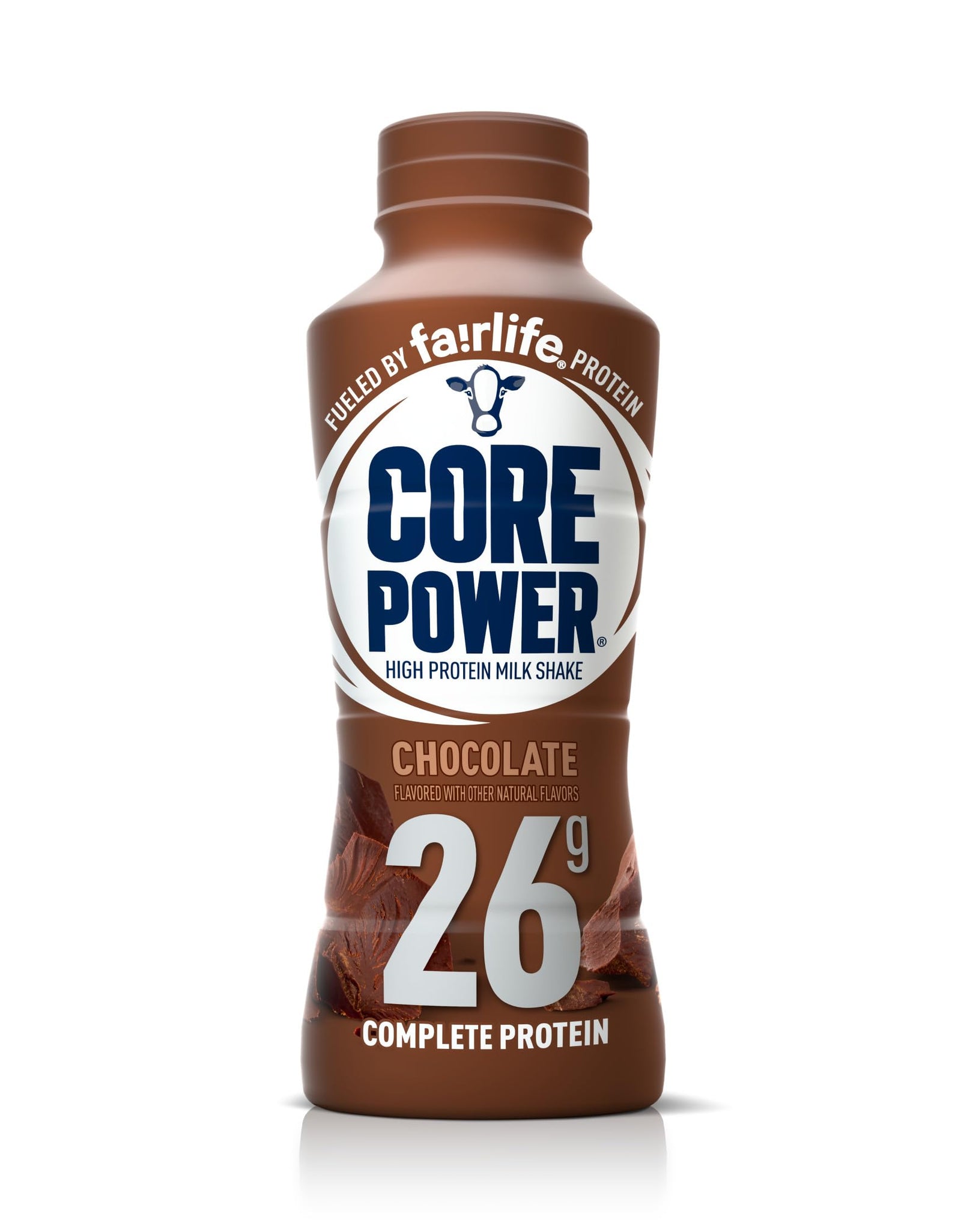 Core Power Protein Shake, Chocolate, 26g Bottle, 14oz, 12 Pack