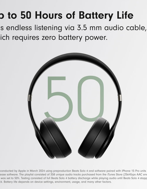 Load image into Gallery viewer, Beats Solo 4 - Wireless Bluetooth On-Ear Headphones, Apple &amp; Android Compatible, Up to 50 Hours of Battery Life - Cloud Pink
