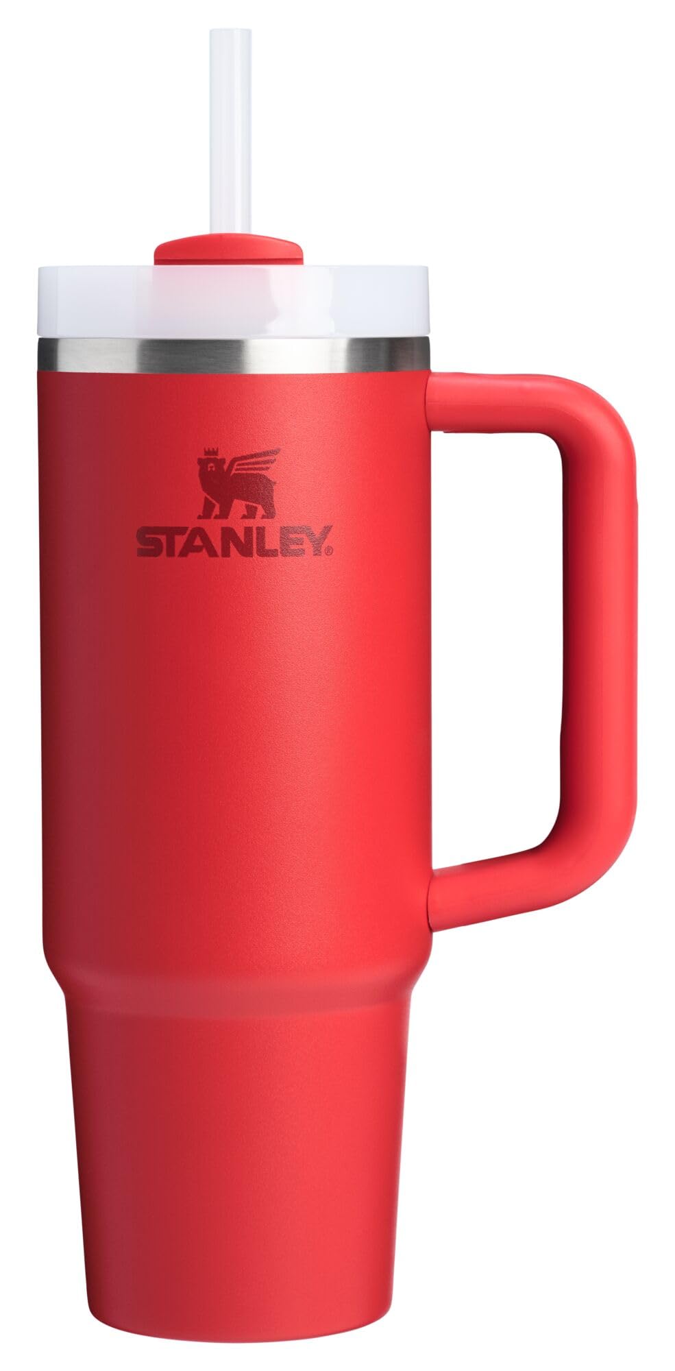 Stanley Quencher H2.0 Tumbler with Handle and Straw 30 oz | Flowstate 3-Position Lid | Cup Holder Compatible for Travel | Insulated Stainless Steel Cup | BPA-Free | Cherry Blossom