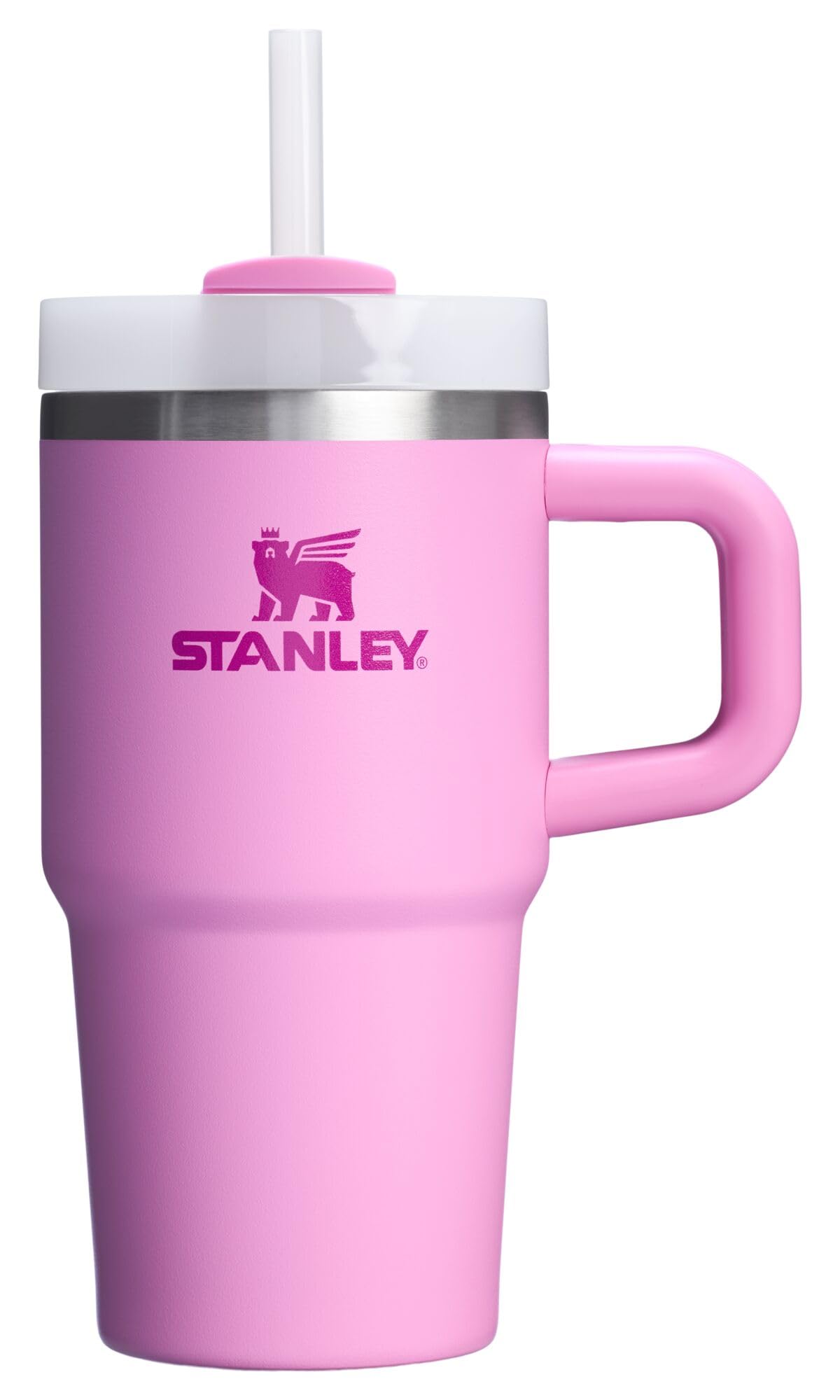Stanley Quencher H2.0 Tumbler with Handle and Straw 30 oz | Flowstate 3-Position Lid | Cup Holder Compatible for Travel | Insulated Stainless Steel Cup | BPA-Free | Cherry Blossom