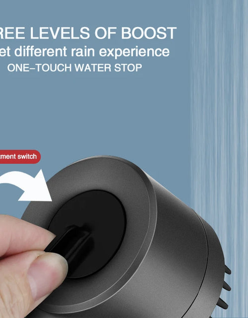 Load image into Gallery viewer, Pureflow High-Pressure Shower Head – 3-Mode Adjustable Spray with Massage Brush Filter for Ultimate Bathroom Relaxation
