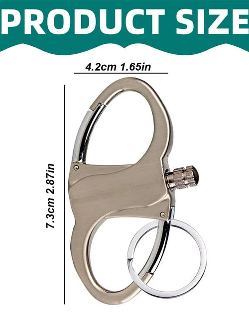 Load image into Gallery viewer, Griplock™ Multifunctional Metal Carabiner Keychain – Carry Smarter, Adventure Harder
