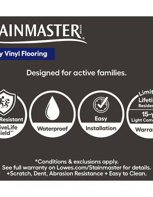 Load image into Gallery viewer, Sunflour Point Brown Wood Look 12-Mil X 7-In W X 48-In L Waterproof and Water Resistant Interlocking Luxury Vinyl Plank Flooring ( 18.78-Sq Ft Carton )
