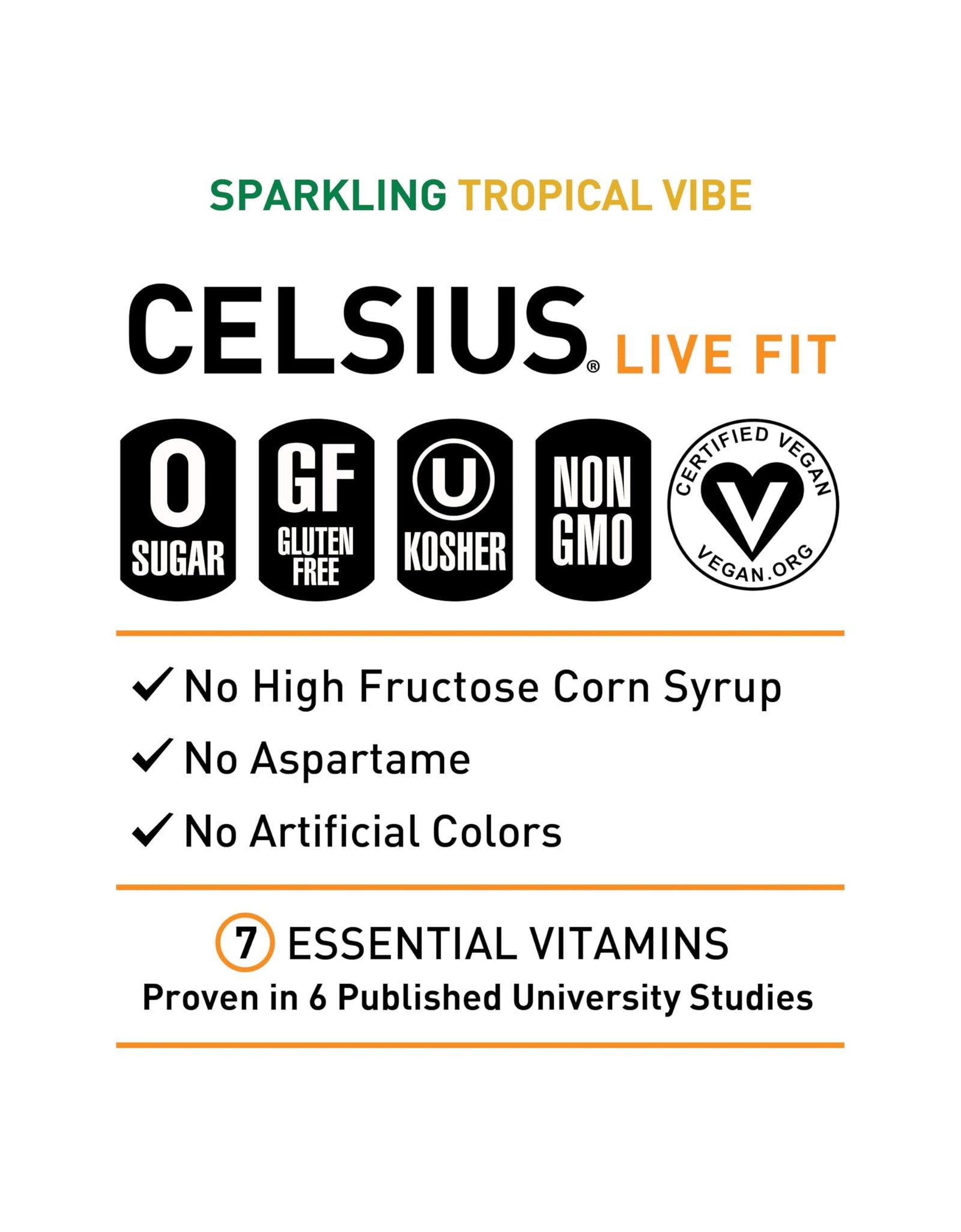CELSIUS Assorted Flavors Official Variety Pack, Functional Essential Energy Drinks, 12 Fl Oz (Pack of 12)