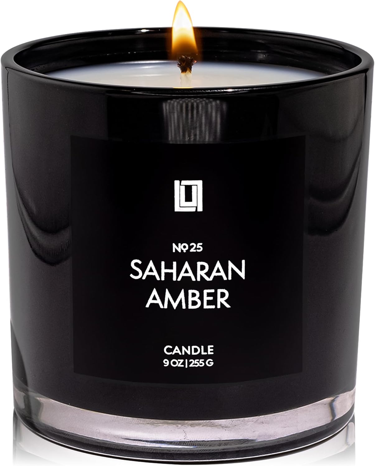 Lulu Candles | Smokey Vanilla | Smells Like Wood & Vanilla | Luxury Scented Soy Jar Candle | Hand Poured in The USA | Highly Scented Long Lasting (9 Oz.)