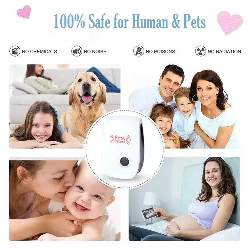 Ultimate Ultrasonic Pest Repeller – Say Goodbye to Mice, Rats, Bugs & Cockroaches
