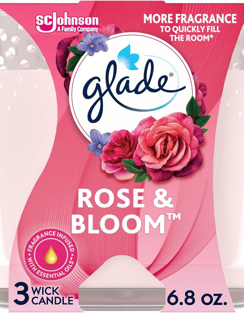 Load image into Gallery viewer, Glade Scented 3-Wick Candle Jar, Coastal Sunshine Citrus, Fragrance Infused with Essential Oils, 6.8 oz
