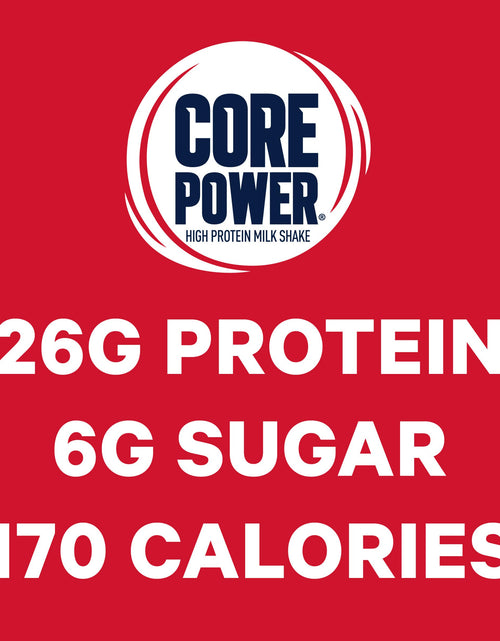 Load image into Gallery viewer, Core Power Protein Shake, Chocolate, 26g Bottle, 14oz, 12 Pack
