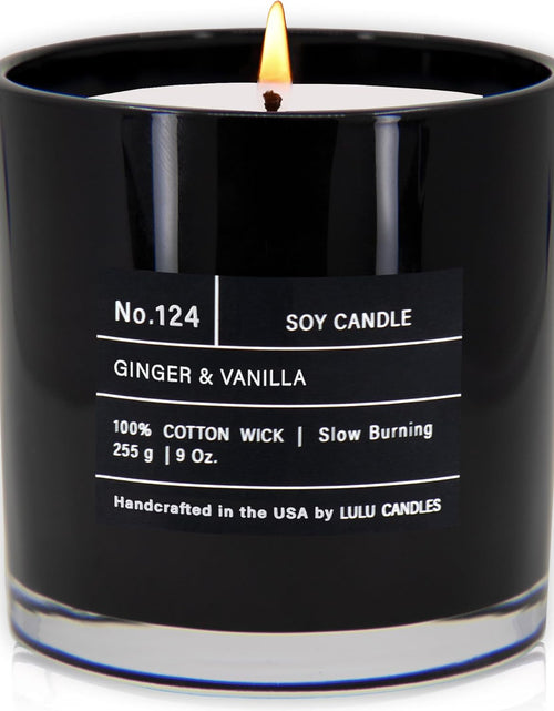 Load image into Gallery viewer, Lulu Candles | Smokey Vanilla | Smells Like Wood &amp; Vanilla | Luxury Scented Soy Jar Candle | Hand Poured in The USA | Highly Scented Long Lasting (9 Oz.)
