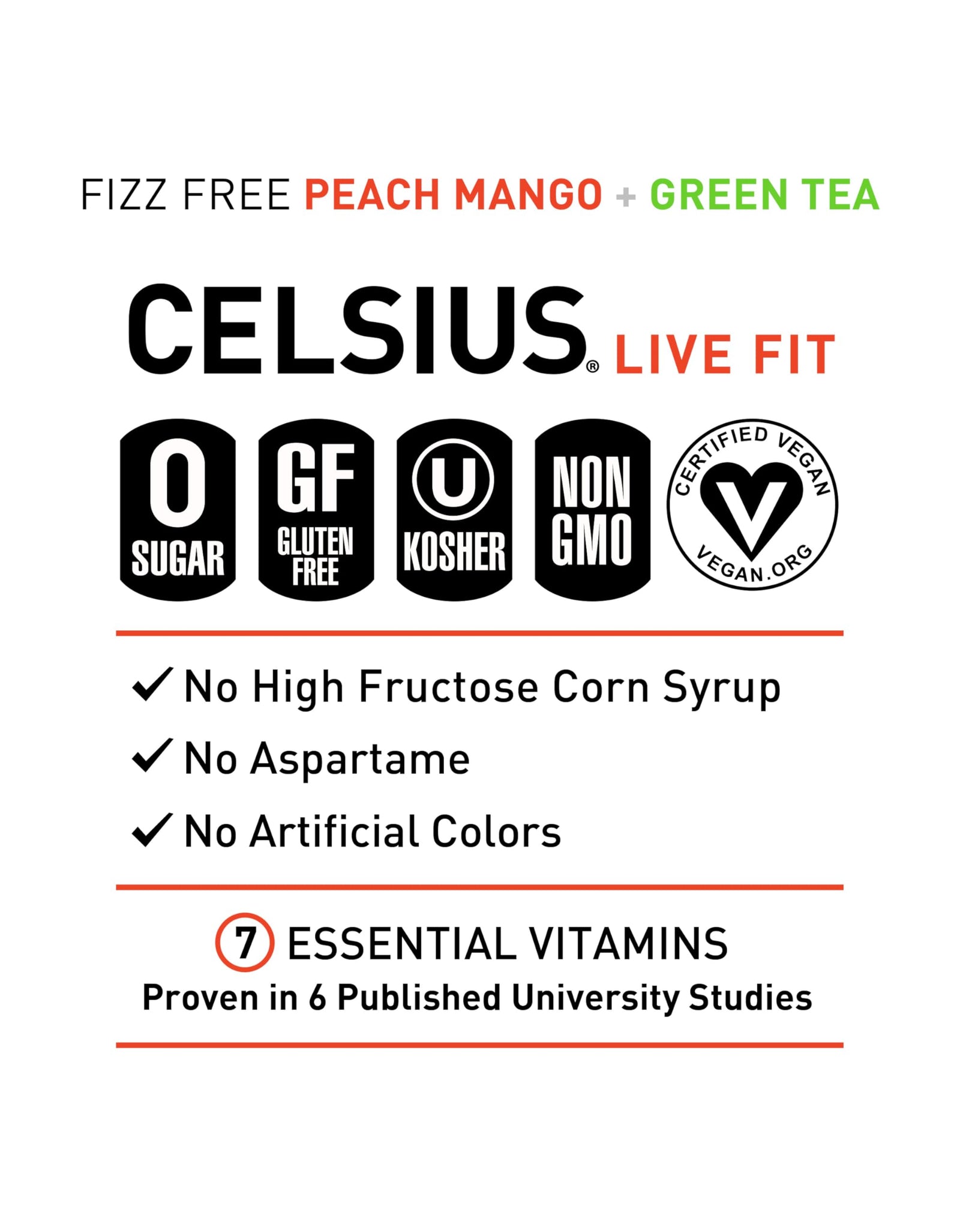 CELSIUS Assorted Flavors Official Variety Pack, Functional Essential Energy Drinks, 12 Fl Oz (Pack of 12)