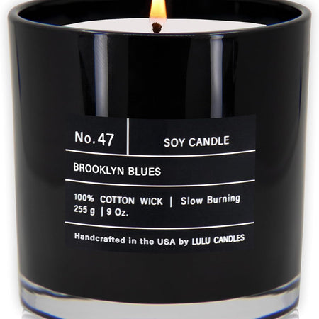 Lulu Candles | Smokey Vanilla | Smells Like Wood & Vanilla | Luxury Scented Soy Jar Candle | Hand Poured in The USA | Highly Scented Long Lasting (9 Oz.)