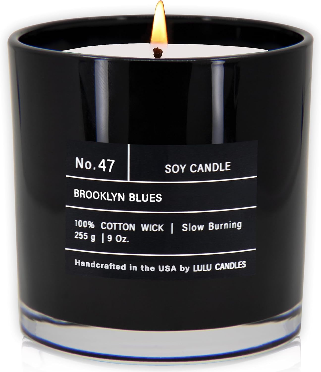 Lulu Candles | Smokey Vanilla | Smells Like Wood & Vanilla | Luxury Scented Soy Jar Candle | Hand Poured in The USA | Highly Scented Long Lasting (9 Oz.)