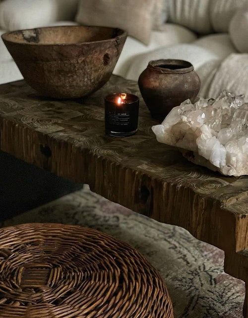 Load image into Gallery viewer, Lulu Candles | Smokey Vanilla | Smells Like Wood &amp; Vanilla | Luxury Scented Soy Jar Candle | Hand Poured in The USA | Highly Scented Long Lasting (9 Oz.)
